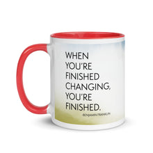 Load image into Gallery viewer, Benjamin Franklin Mug with Color Inside
