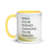 Load image into Gallery viewer, Benjamin Franklin Mug with Color Inside