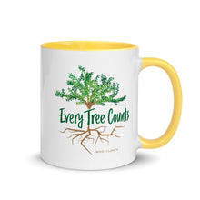 Load image into Gallery viewer, Every Tree Counts Mug with Color Inside