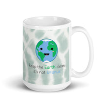 Load image into Gallery viewer, Keep the Earth Clean White Glossy Mug