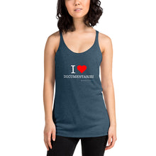 Load image into Gallery viewer, I Heart Documentaries Women's Racerback Tank