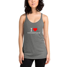 Load image into Gallery viewer, I Heart Documentaries Women's Racerback Tank