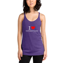 Load image into Gallery viewer, I Heart Documentaries Women's Racerback Tank