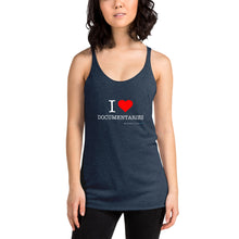 Load image into Gallery viewer, I Heart Documentaries Women's Racerback Tank
