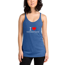 Load image into Gallery viewer, I Heart Documentaries Women's Racerback Tank