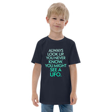 Load image into Gallery viewer, Youth Always Look Up jersey t-shirt