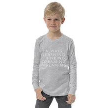 Load image into Gallery viewer, "Always Learning" Youth Long Sleeve Tee