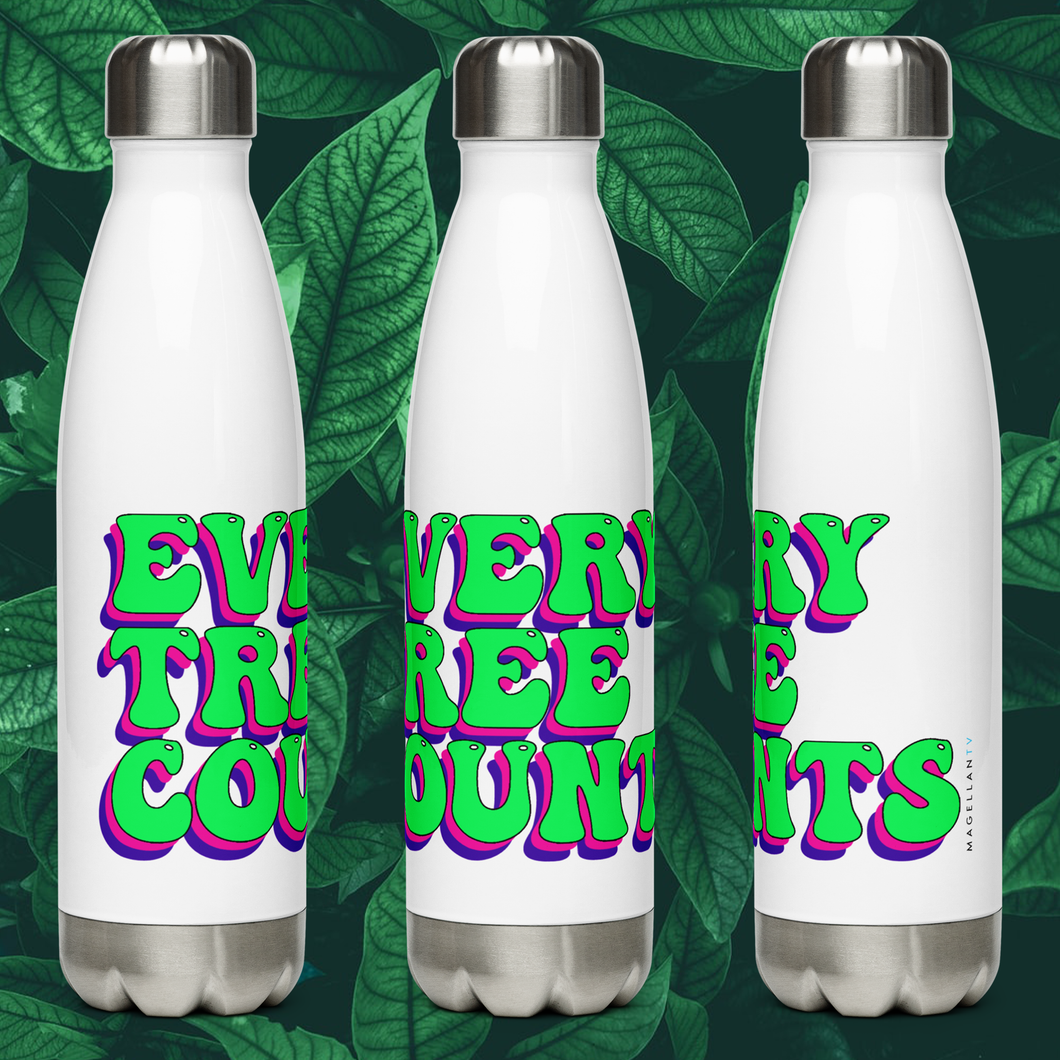 Earth Day Stainless Steel Water Bottle