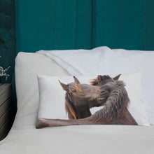 Load image into Gallery viewer, Horses in Love Premium Pillow
