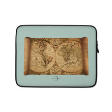 Load image into Gallery viewer, Antique Map Laptop Sleeve
