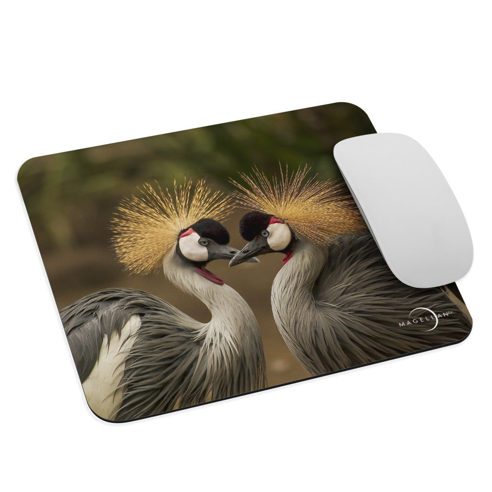 Cranes in Love Mouse Pad