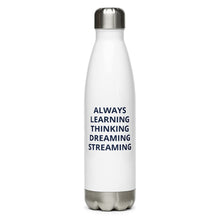 Load image into Gallery viewer, &quot;Always Learning&quot; MagellanTV Stainless Steel Water Bottle
