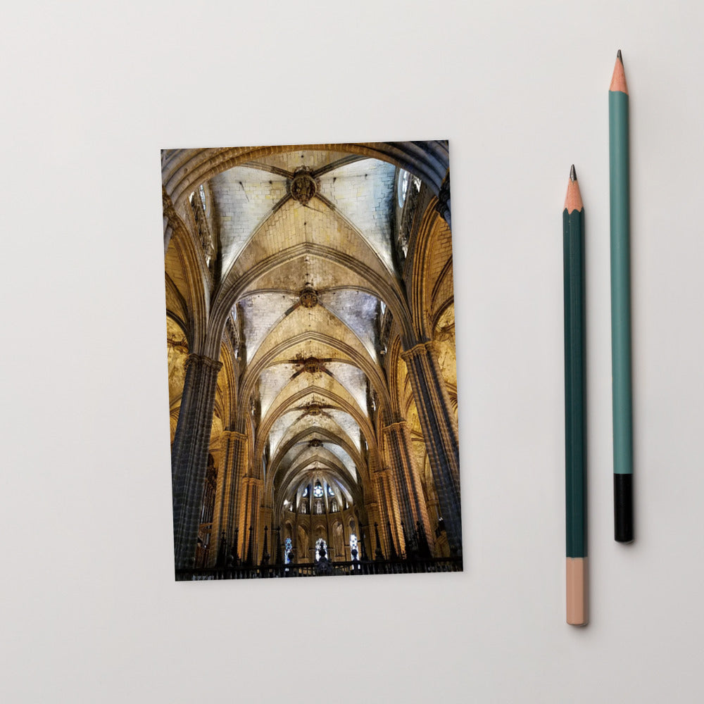 Barcelona Cathedral Standard 4x6 Postcard