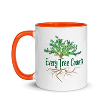 Load image into Gallery viewer, Every Tree Counts Mug with Color Inside
