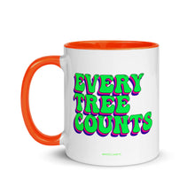 Load image into Gallery viewer, Retro Every Tree Counts Mug with Color Inside
