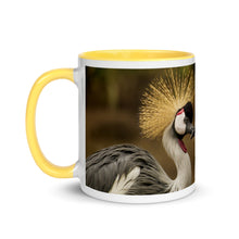 Load image into Gallery viewer, Cranes in Love Mug with Color Inside
