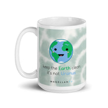 Load image into Gallery viewer, Keep the Earth Clean White Glossy Mug
