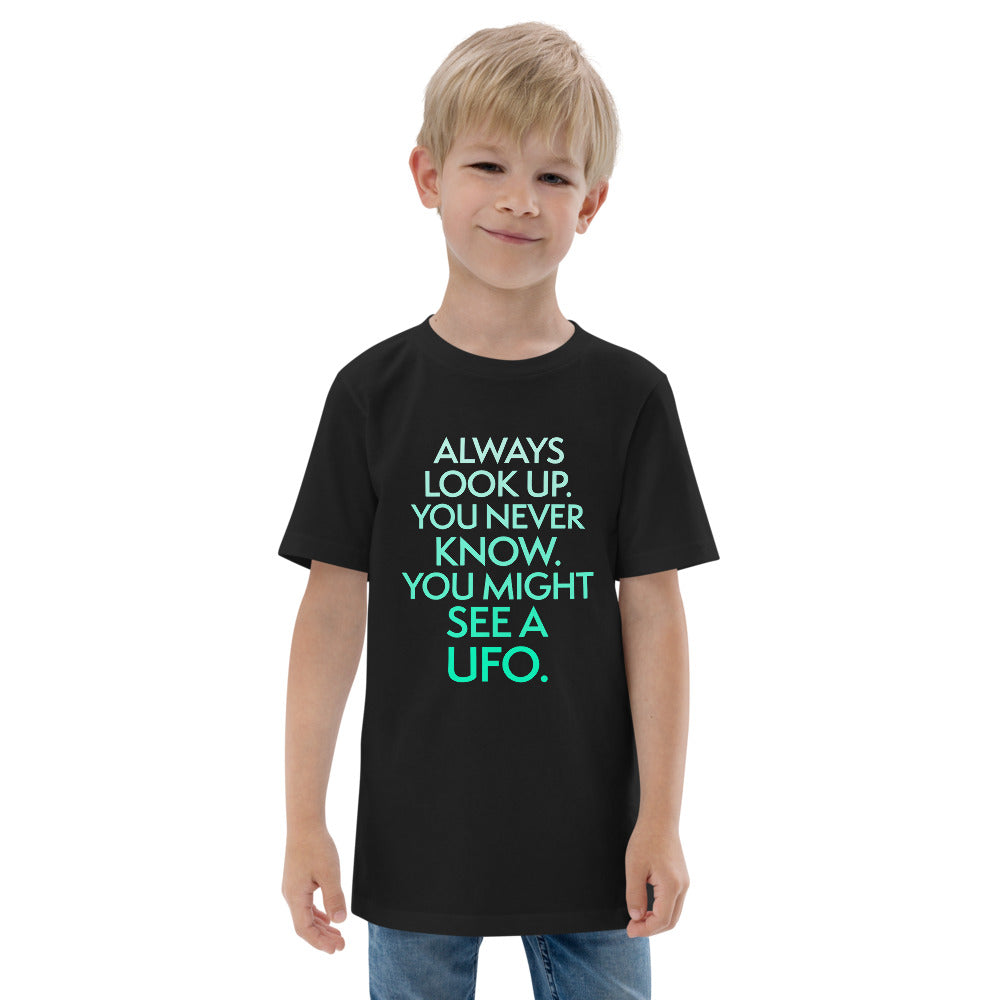 Youth Always Look Up jersey t-shirt